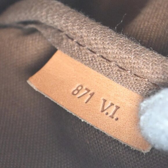 LOUIS VUITTON Logo Saumur 43 Shoulder Bag Monogram Leather Brown M42252 98MA210 - Picture 16 of 16